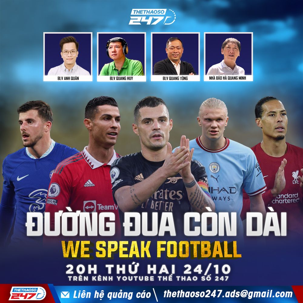 We speak football