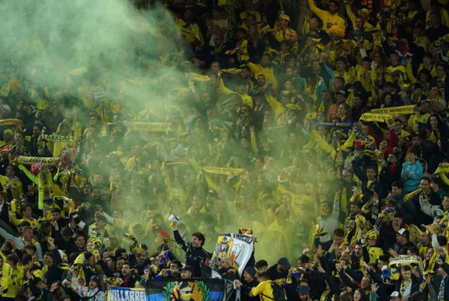 CVĐ Villarreal trong trận thua trước Liverpool