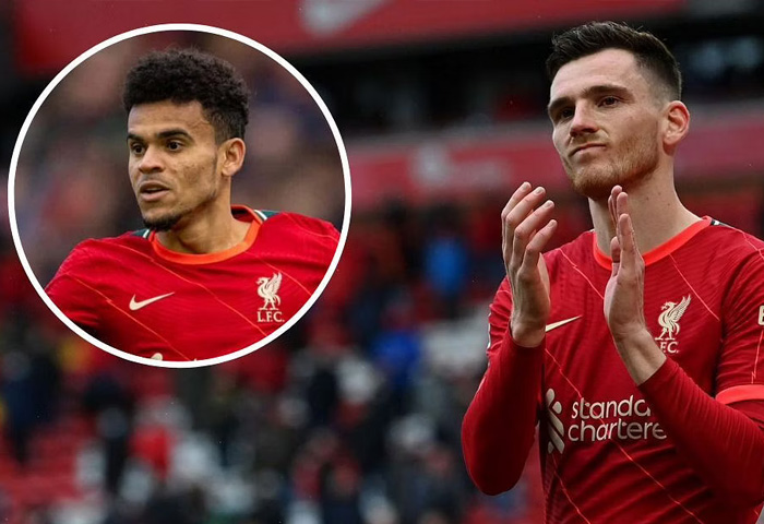 andrew robertson và luis diaz andrew robertson và luis diaz