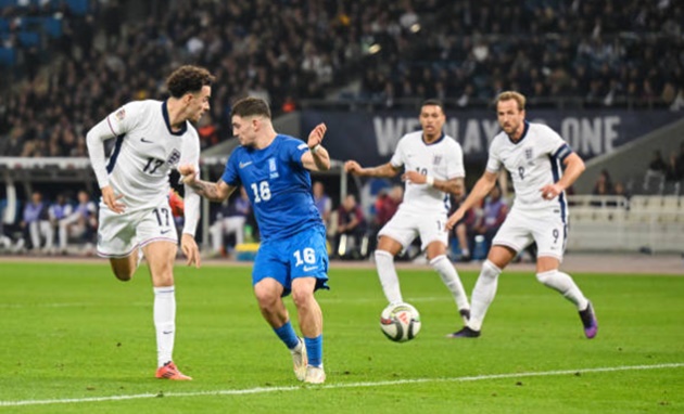 Đội tuyển Anh thăng hoa tại Athens, vươn tới nhóm A của UEFA Nations League