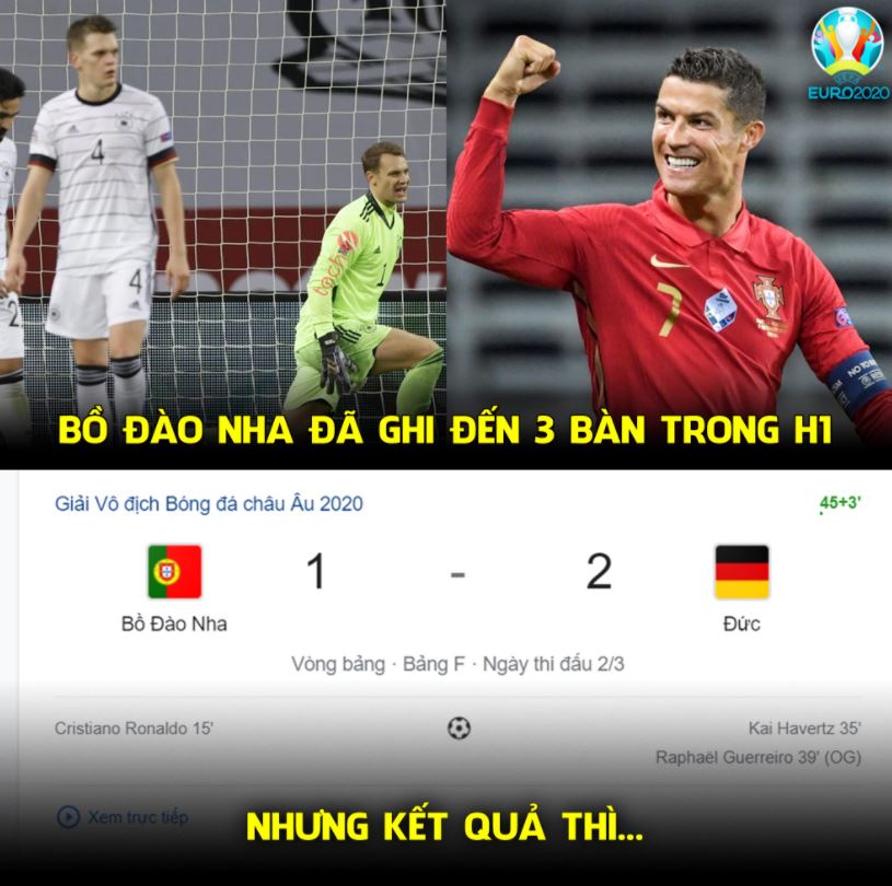 Ảnh chế Bồ Đào Nha vs Đức Ảnh chế Bồ Đào Nha vs Đức