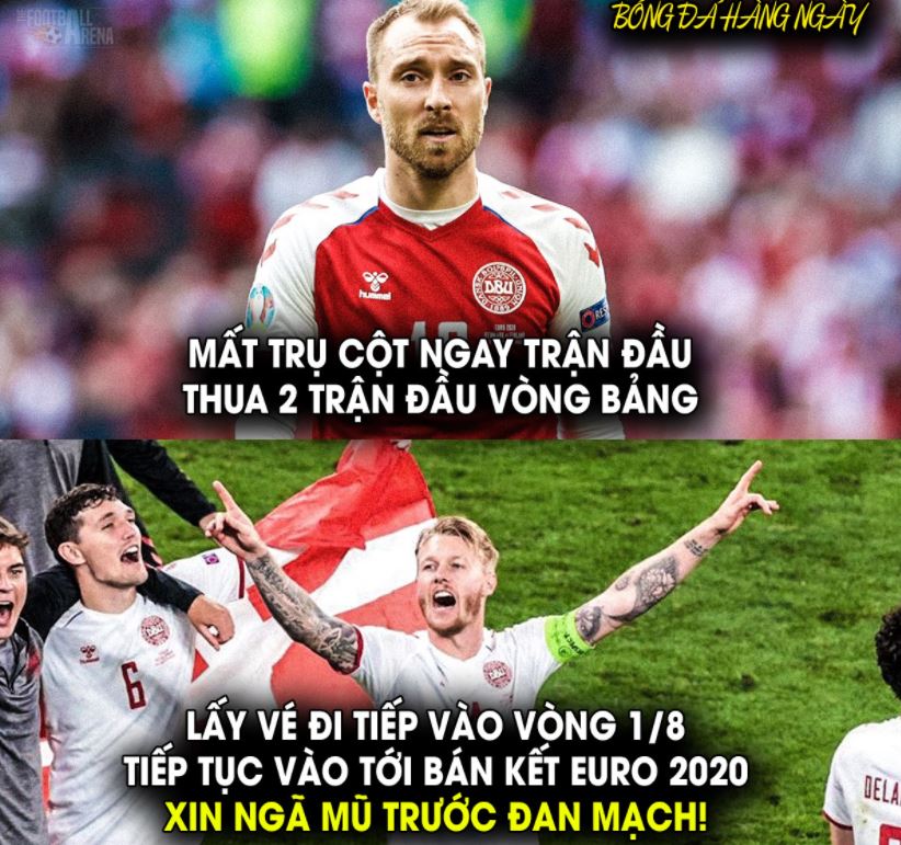 Ảnh chế CH Séc vs Đan Mạch Ảnh chế CH Séc vs Đan Mạch