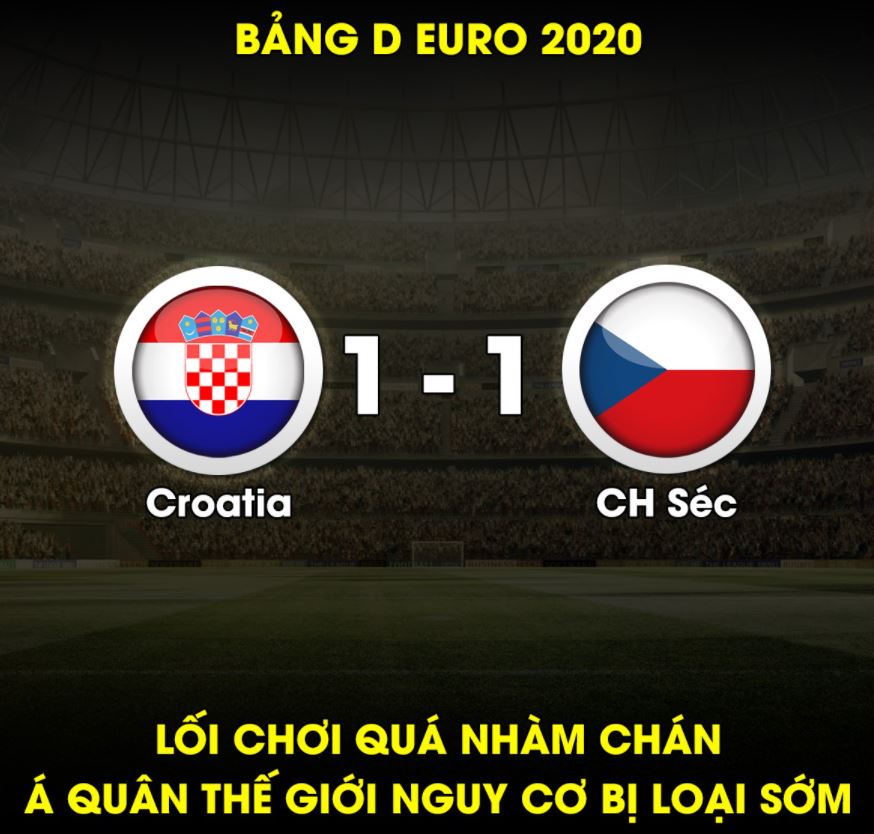 Ảnh chế Croatia vs CH Séc