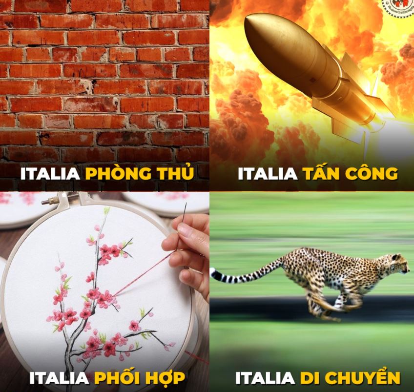 Ảnh chế Italia vs Thụy Sĩ Ảnh chế Italia vs Thụy Sĩ