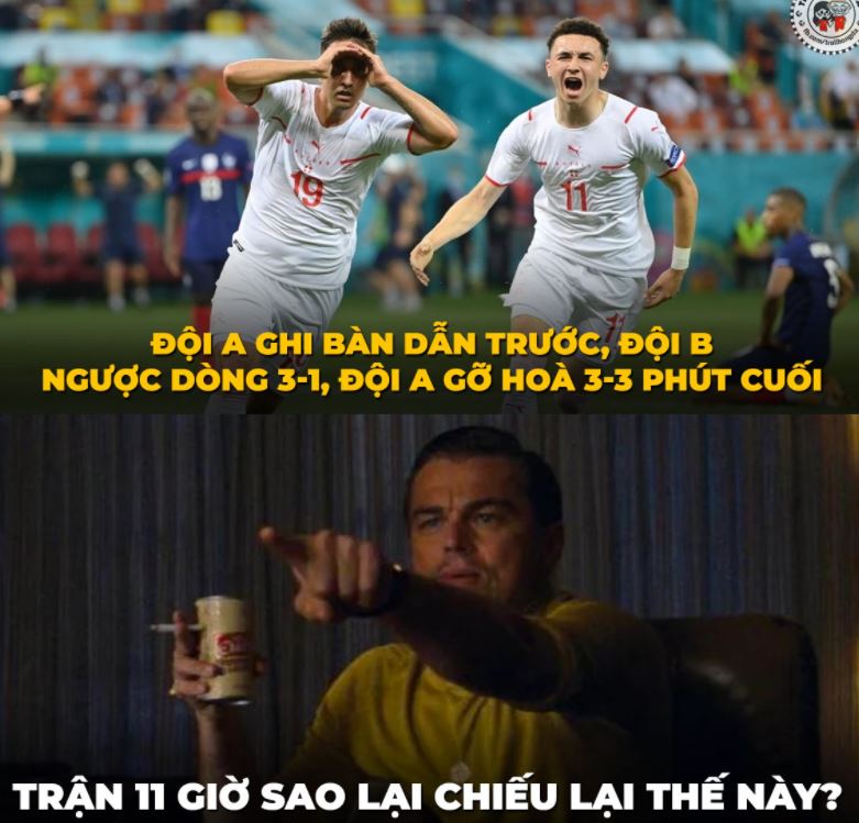 Ảnh chế Pháp vs Thụy Sĩ Ảnh chế Pháp vs Thụy Sĩ