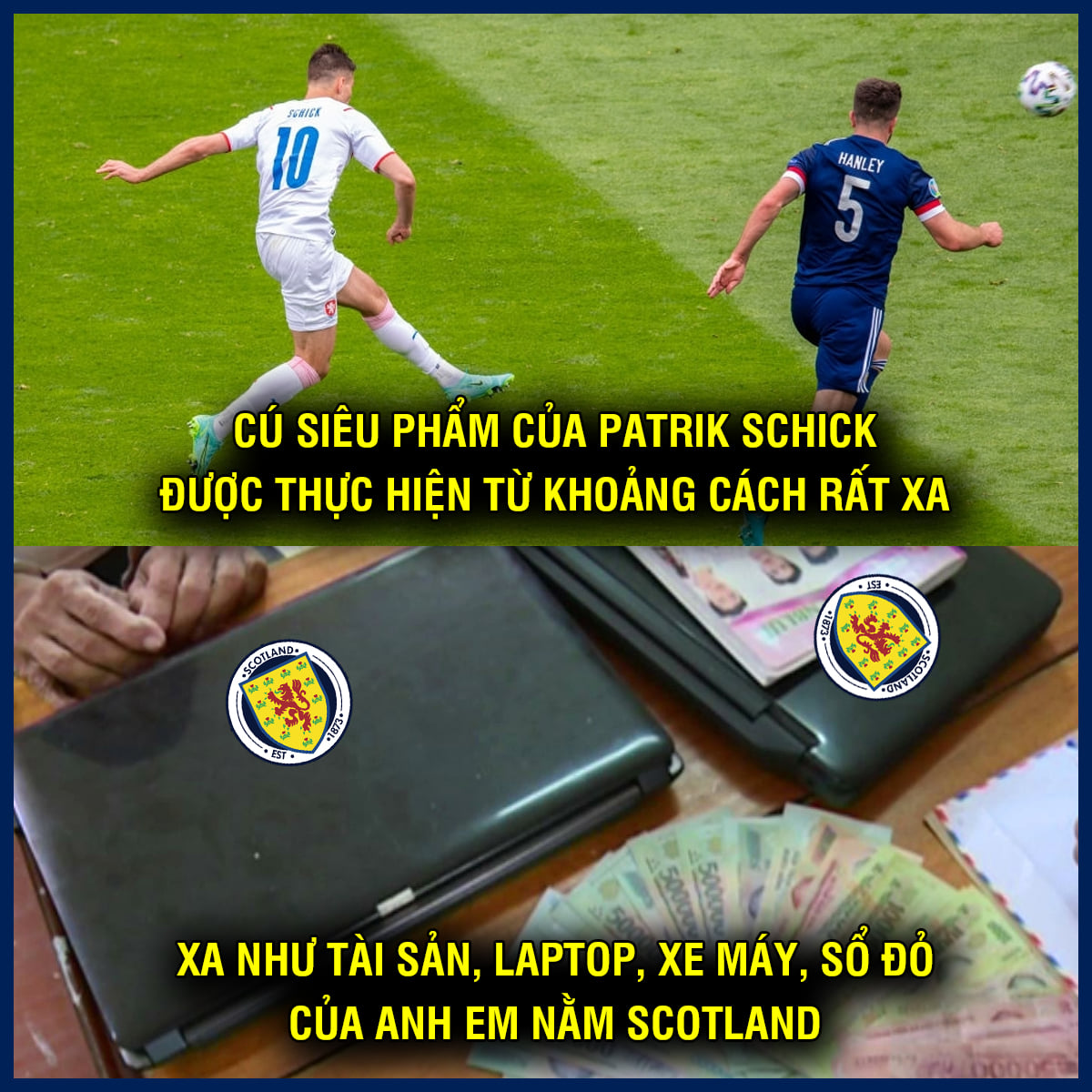 Ảnh chế Scotland vs CH Séc Ảnh chế Scotland vs CH Séc