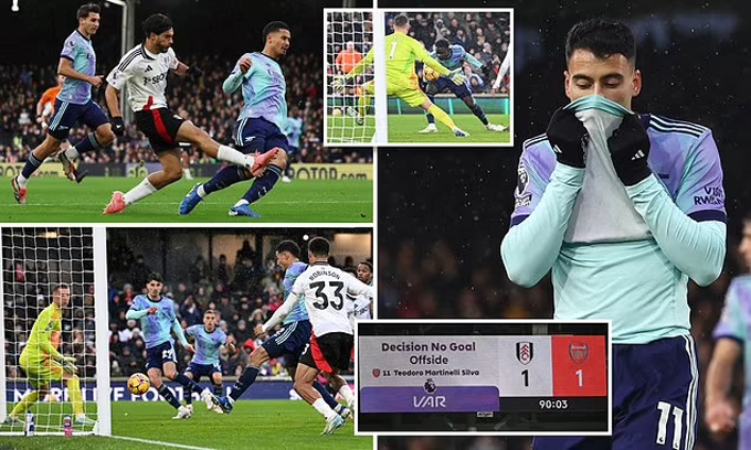 Arsenal vuột mất cơ hội thu hẹp khoảng cách với Liverpool, bỏ lỡ bàn thắng muộn của Saka