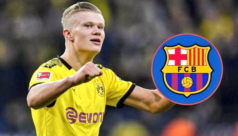 Barca chưa từ bỏ thương vụ Haaland 