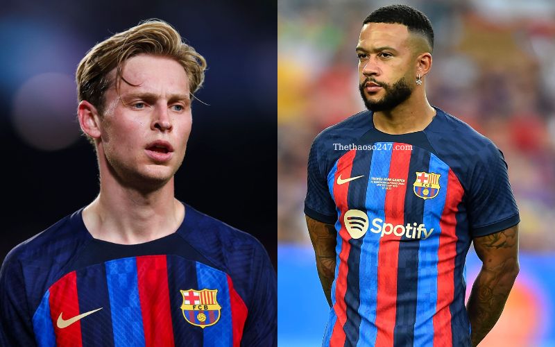 De Jong, Depay Barca
