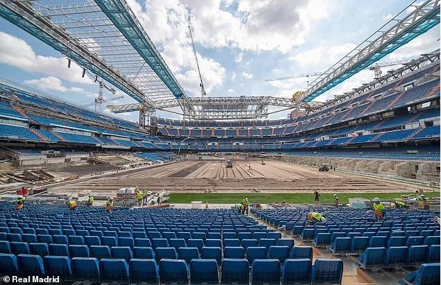 Sân vận động Santiago Bernabeu, Real Madrid 