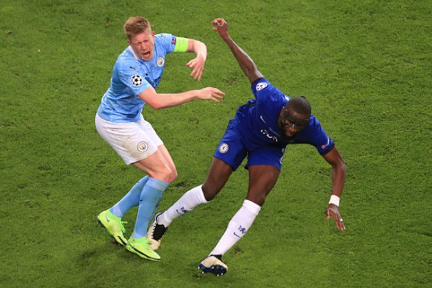 Kevin de Bruyne vs Rudiger