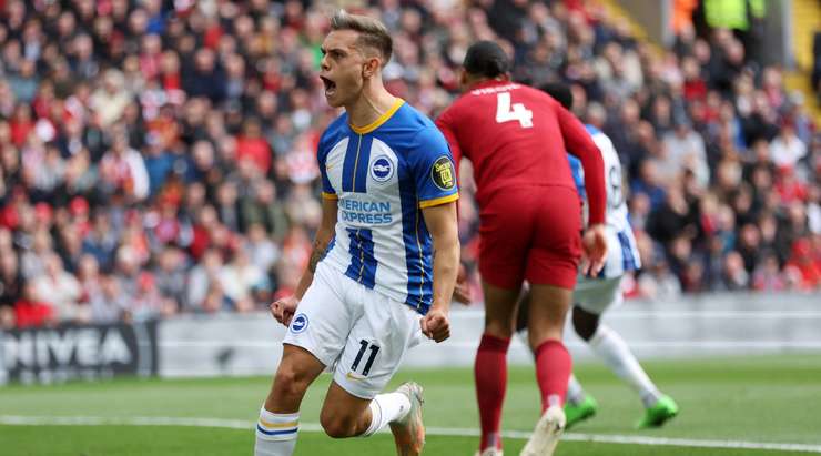 Kết quả Liverpool 3-3 Brighton Premier League Trossard Kết quả Liverpool 3-3 Brighton Premier League Trossard