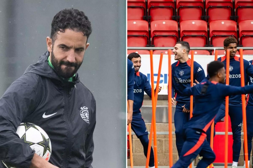 Ruben Amorim Tập Trung vào Bruno Fernandes và Diogo Dalot Khi Nhận Chức tại Manchester United