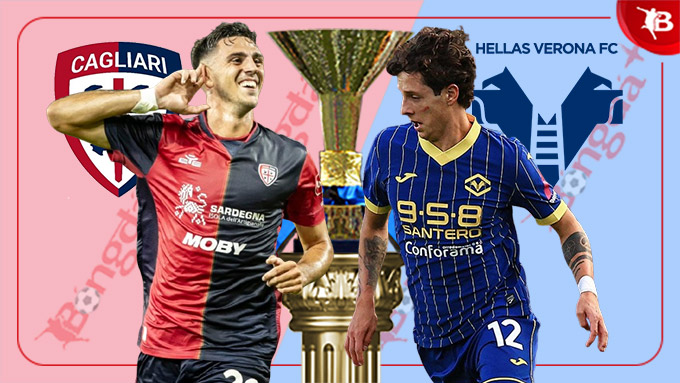 Cuộc đọ sức căng thẳng giữa Cagliari và Verona trong cuộc chiến trụ hạng ở Serie A