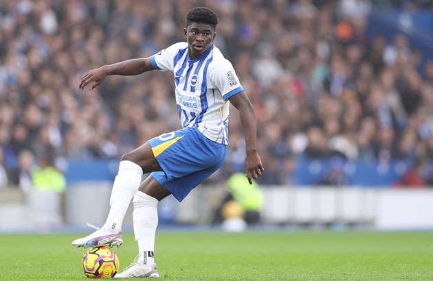 Carlos Baleba của Brighton trở thành mục tiêu hàng đầu của Arsenal, Liverpool và Tottenham