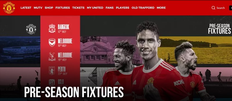 Man United sẽ thi đấu tại Bangkok, sau đó sẽ di chuyển tới Úc Man United sẽ thi đấu tại Bangkok, sau đó sẽ di chuyển tới Úc