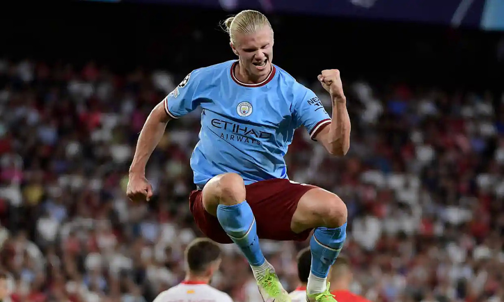 Chỉ sau 20 trận, Haaland đã vượt mặt nhiều danh thủ tại Champions League