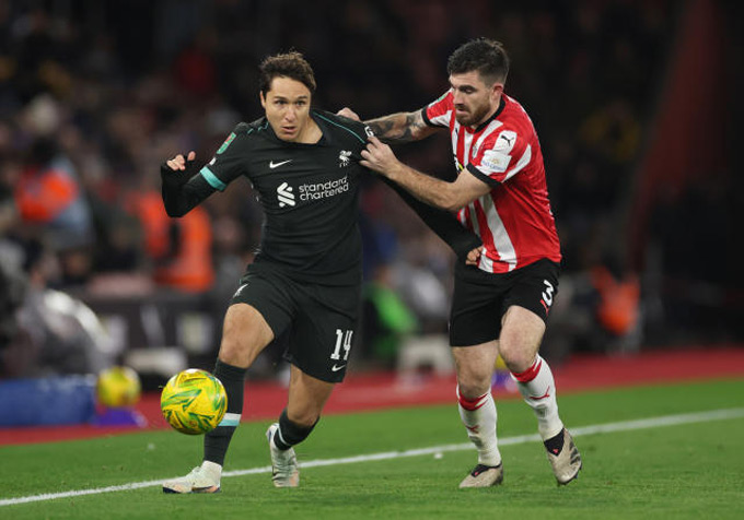 Federico Chiesa Ngôi sao trở lại tỏa sáng đưa Liverpool vào bán kết Cúp Liên đoàn Anh