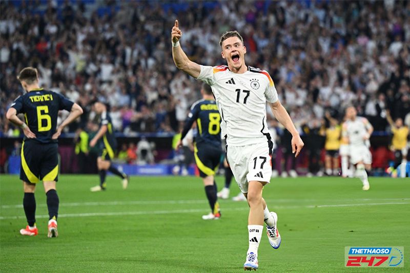 Florian Wirtz đã mở tỷ số cho tuyển Đức