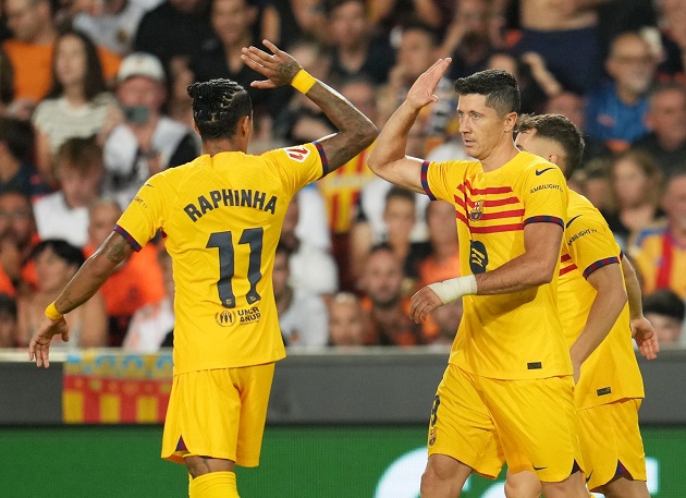 Cuộc đua Pichichi gay cấn Lewandowski và Raphinha tranh giành ngôi Vua phá lưới La Liga