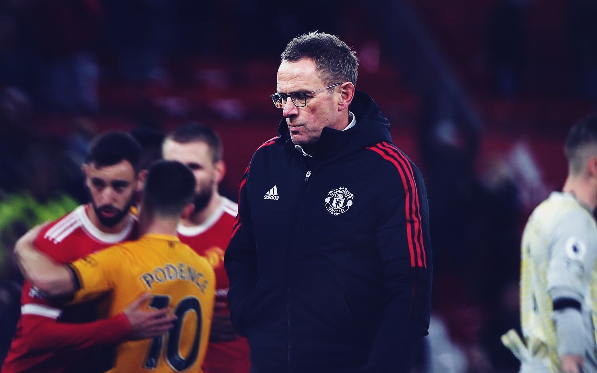 Ralf Rangnick Man United 0-1 Wolves