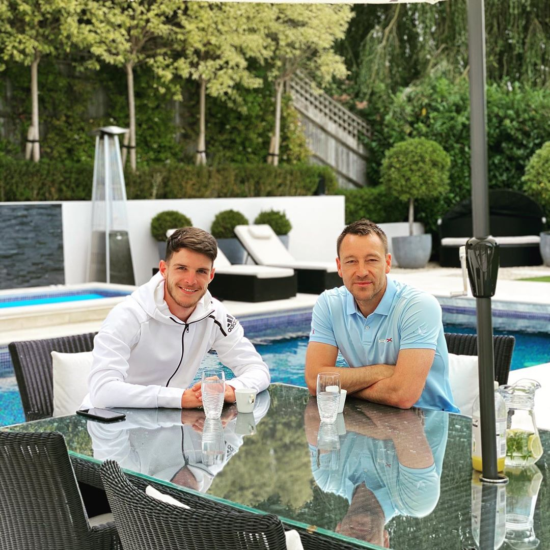 Declan Rice và Terry Declan Rice và Terry