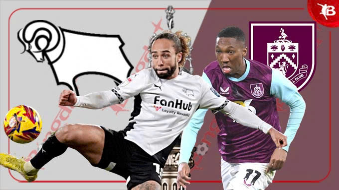 Phân tích trận đấu Derby County vs Burnley: Burnley được dự đoán giành chiến thắng