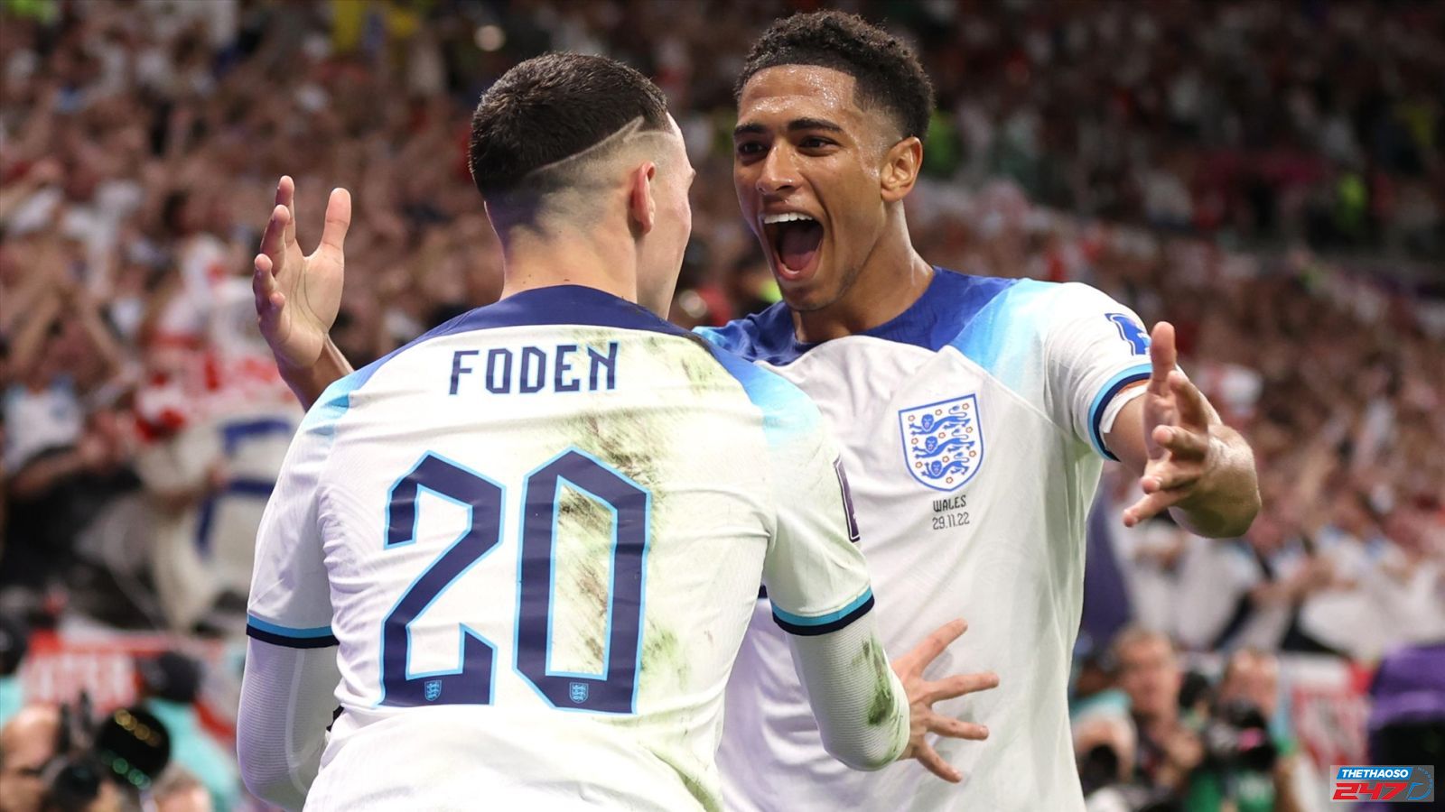 Jude Bellingham và Phil Foden