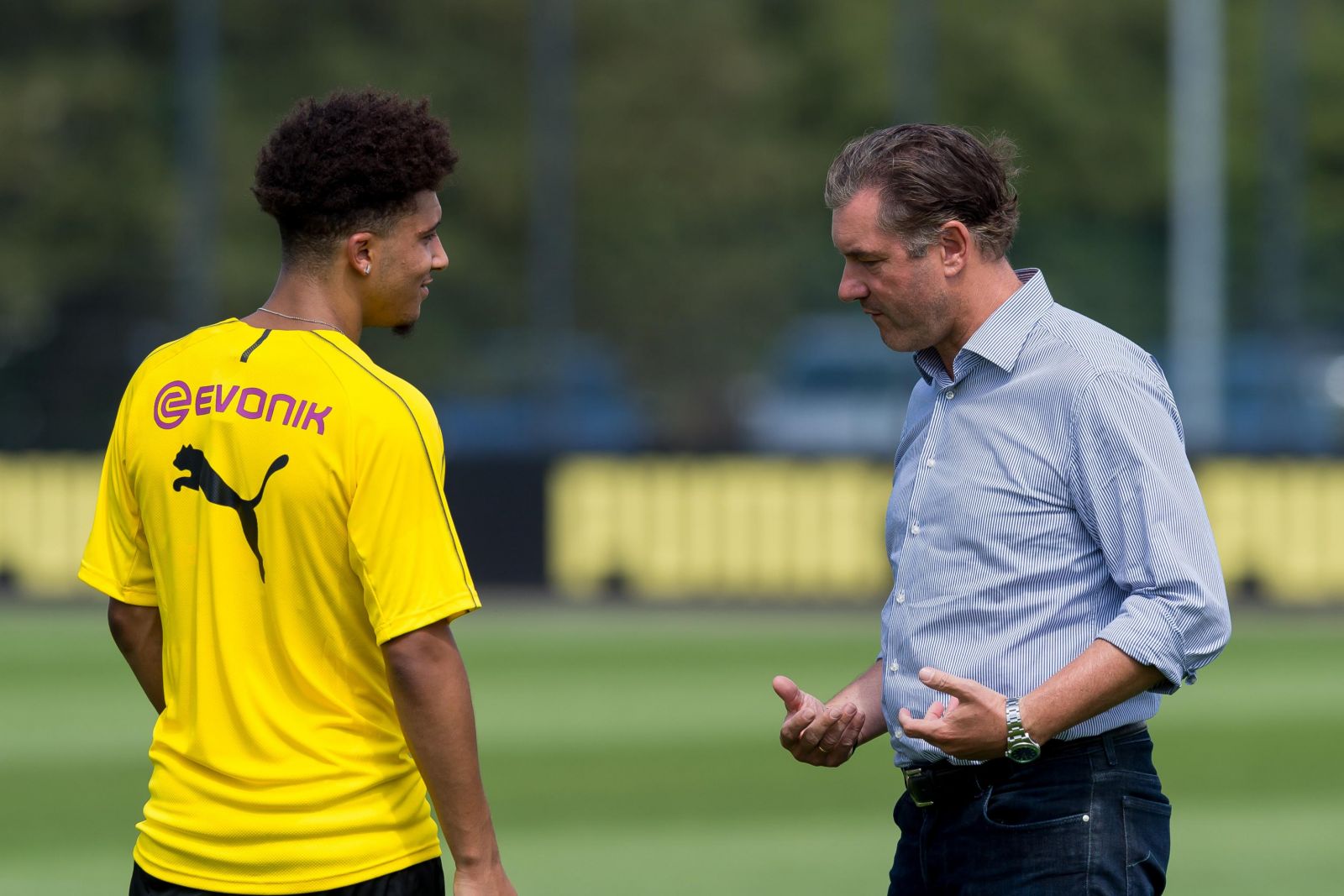 Michael Zorc & Jadon Sancho Michael Zorc & Jadon Sancho