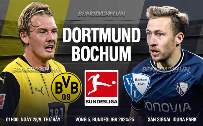 Dortmund hướng tới chiến thắng để xóa tan nỗi thất vọng trước Stuttgart với cuộc tiếp đón Bochum đang gặp khó khăn