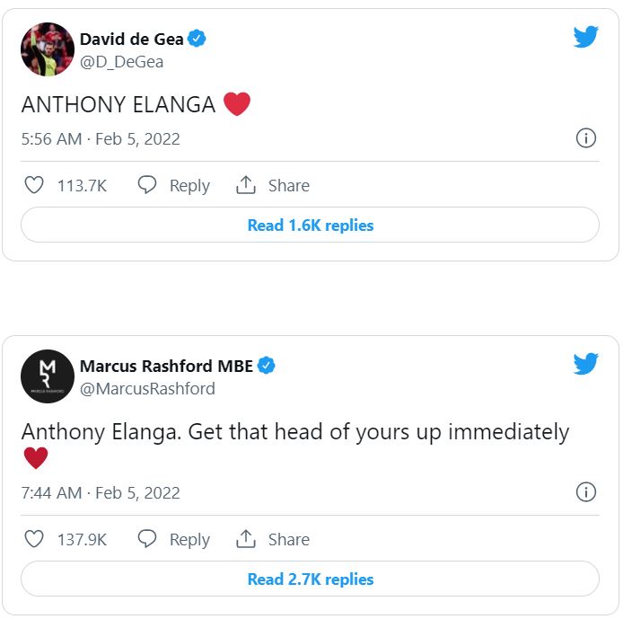 Elanga hỏng pen, Rashford và de Gea lập tức ra tay hành động