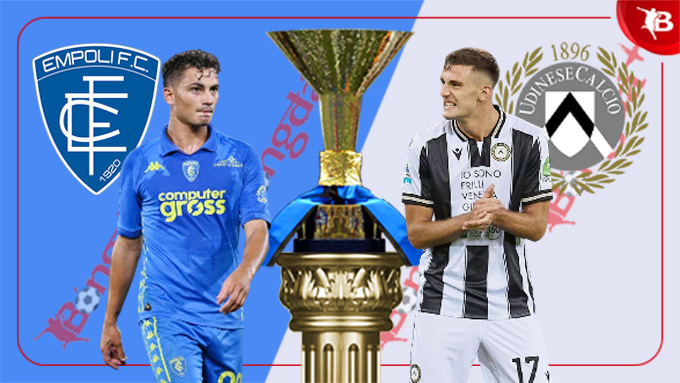 Empoli và Udinese đối đầu trong trận cầu tìm kiếm điểm số quan trọng