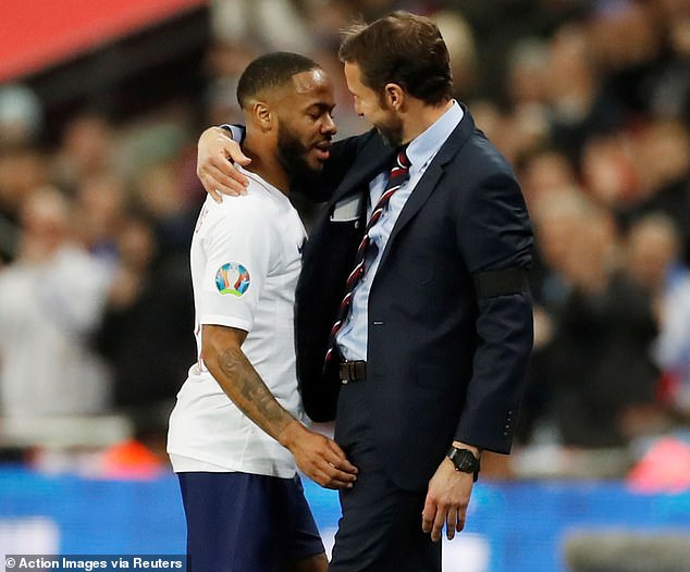 Gareth Southgate & Raheem Sterling Gareth Southgate & Raheem Sterling