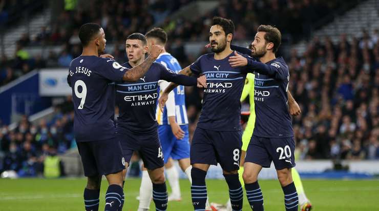 Kết quả Man City vs Brighton 