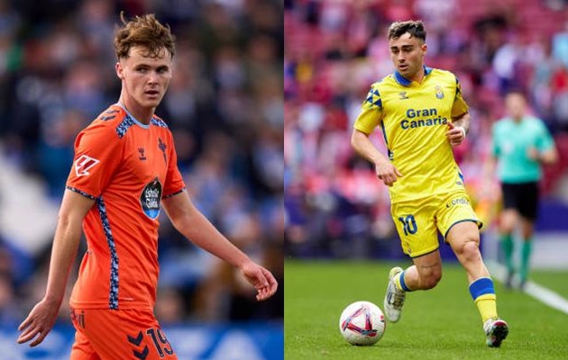 Arsenal và Newcastle United tranh giành bộ đôi trẻ Tây Ban Nha Williot Swedberg và Alberto Moleiro