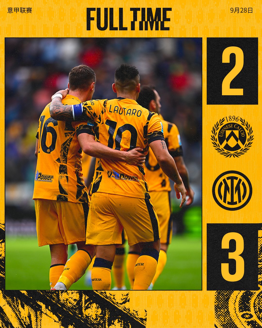 Inter Milan Lội Ngược Dòng Thắng Udinese, Tạm Vươn Lên Vị Trí Thứ Ba