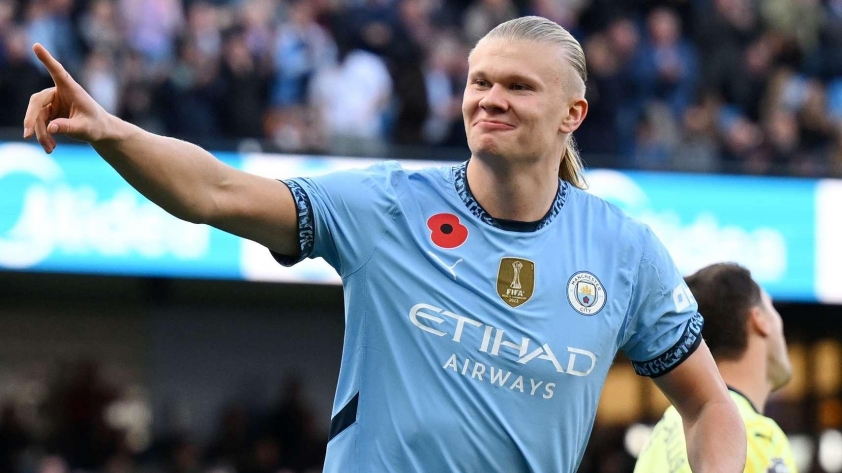 Erling Haaland nhanh chóng lập kỷ lục ghi bàn, vượt mặt Gabriel Jesus chỉ sau 73 trận