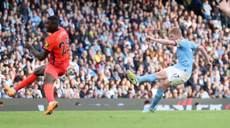 Man City 3-1 Brighton Premier League, Erling Haaland Man City 3-1 Brighton Premier League, Erling Haaland