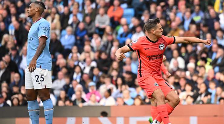 Man City 3-1 Brighton Premier League, Erling Haaland Man City 3-1 Brighton Premier League, Erling Haaland