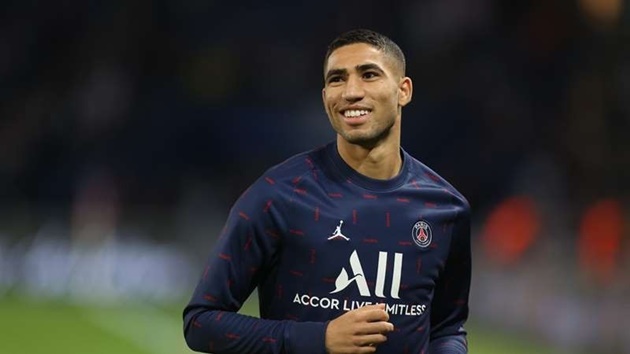 PSG củng cố sức mạnh đội hình bằng bản gia hạn hợp đồng với Achraf Hakimi