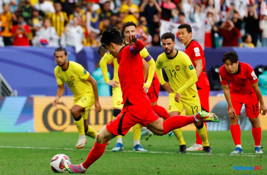 ĐT Hàn Quốc hòa 3-3 Malaysia