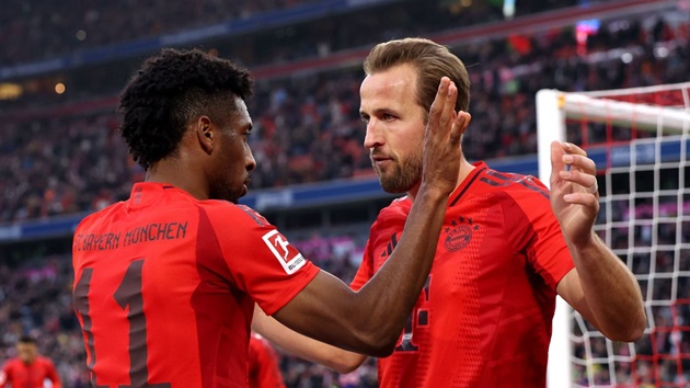 Bayern Munich áp đảo Union Berlin với cú đúp của Harry Kane
