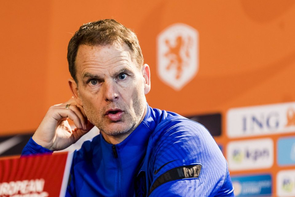 HLV tuyển Hà Lan Frank de Boer
