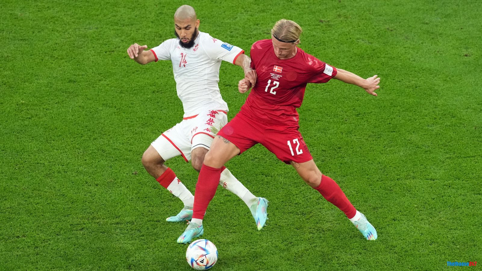 Đan Mạch 0-0 Tunisia World Cup 2022