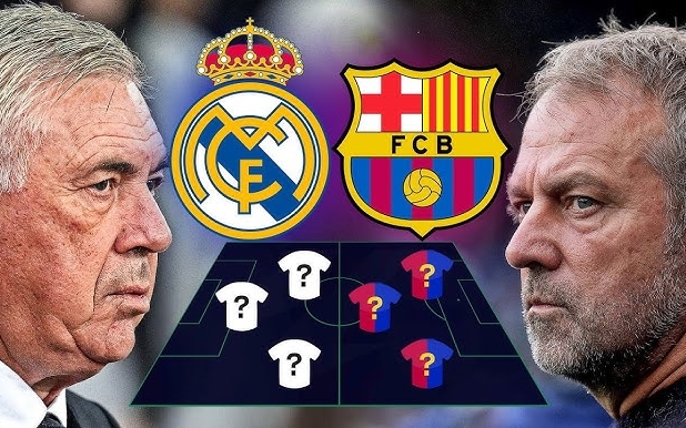 Siêu phẩm El Clasico Real Madrid đối đầu Barcelona trong trận chiến định đoạt đỉnh cao