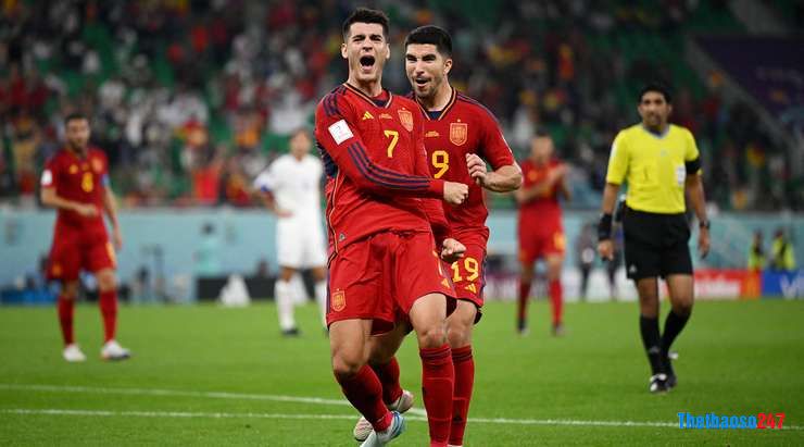 Costa Rica, Tây Ban Nha World Cup 2022