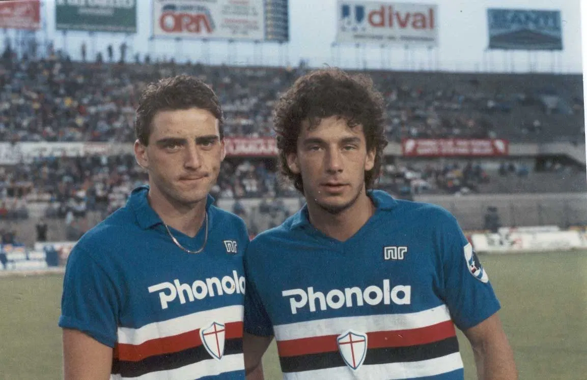 Gianluca Vialli và Roberto Mancini  Gianluca Vialli và Roberto Mancini