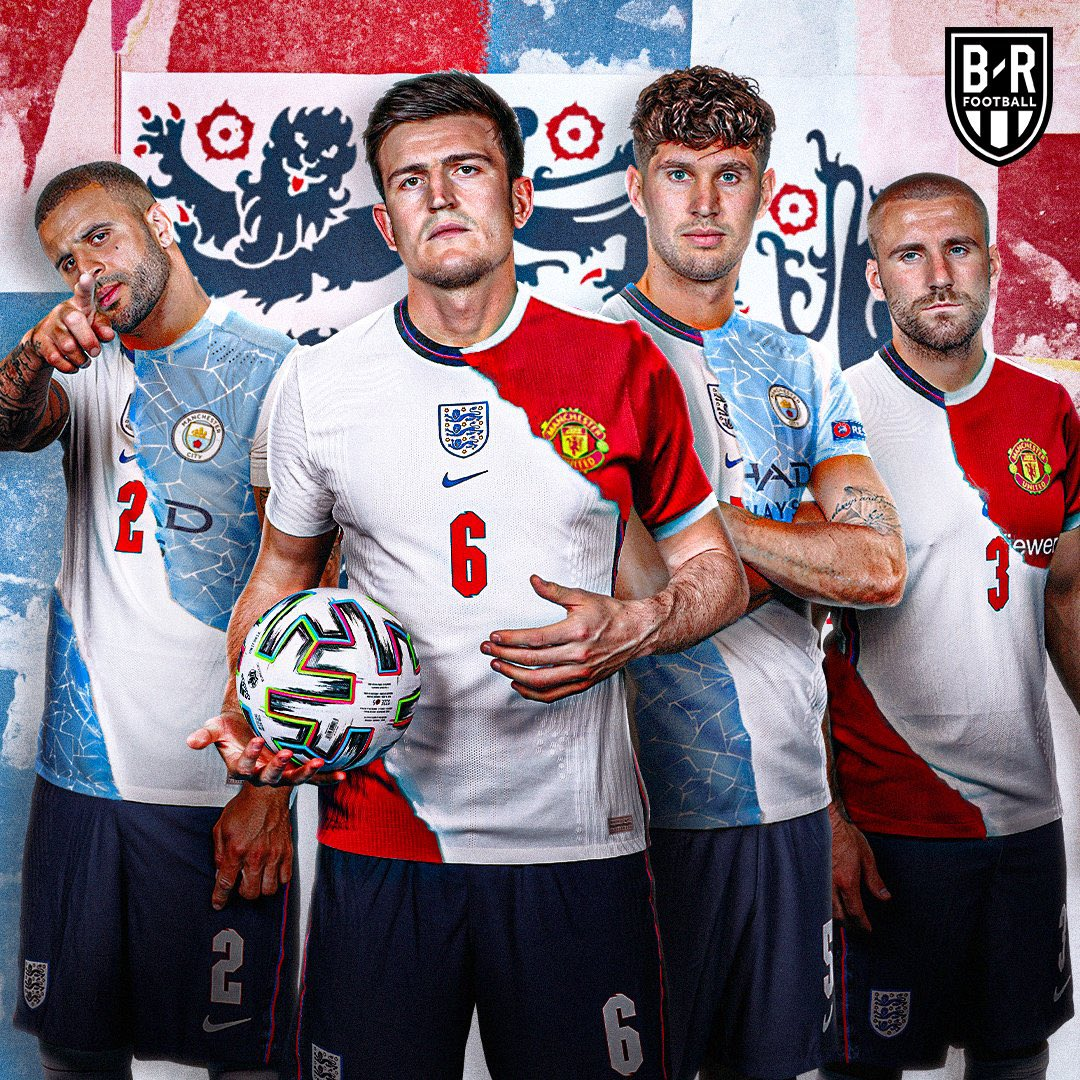 Bộ tứ vệ của Anh nhiều khả năng sẽ không thay đổi (Ảnh: B/R Football)