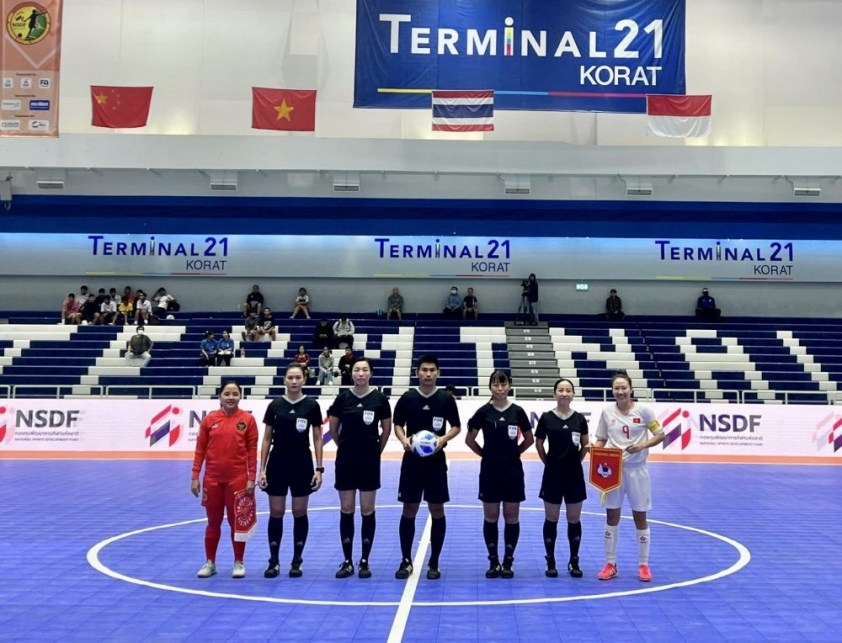 Đội tuyển futsal nữ Việt Nam vùi dập Indonesia 5-1 tại giải giao hữu