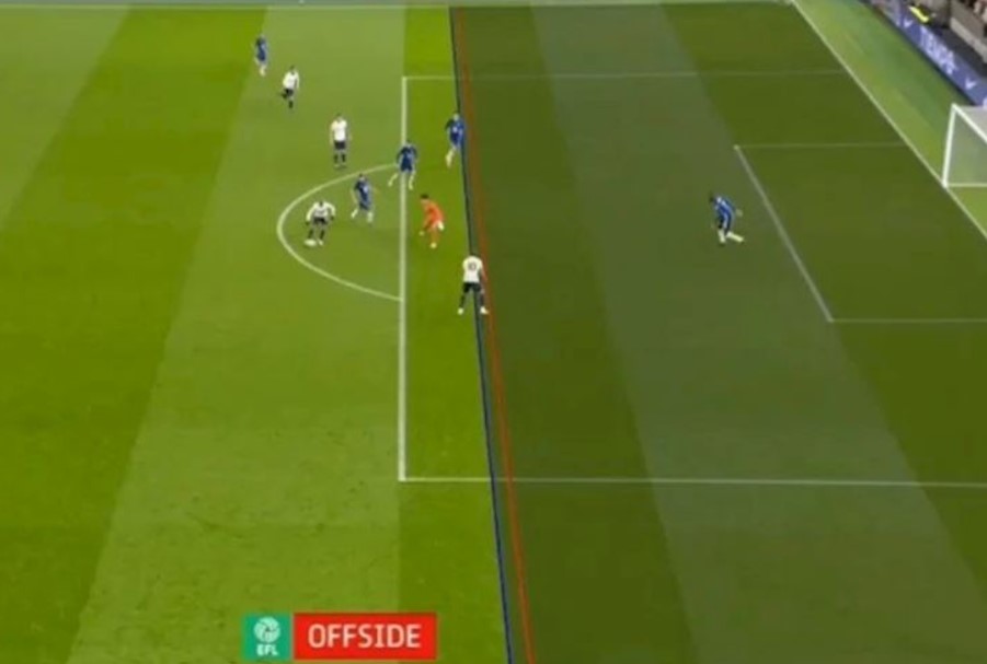 Kepa bẫy việt vị Harry Kane 